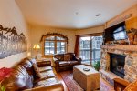 Living room with plenty of seating for larger families
